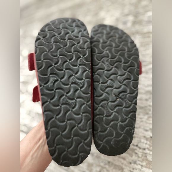 Birkenstock Arizona Magical Metallic Maroon Sandals Size 38 / Womens 7 - Picture 6 of 8